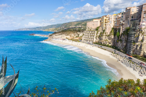 Video of Tropea Town, in Calabria. The sanctuary, the mediterranean sea and the beautiful coast in summer.