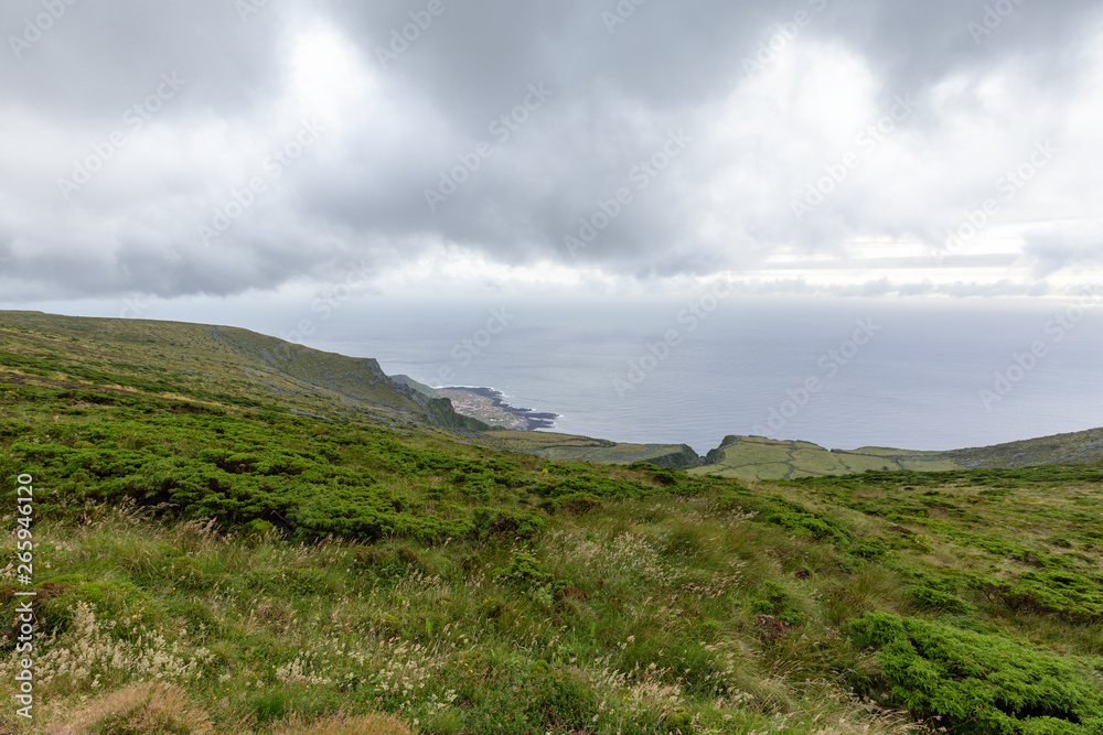 Faja Grande from Above on the island of Flores in the Azores.