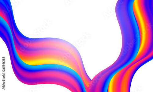 abstract background of colorful ribbons