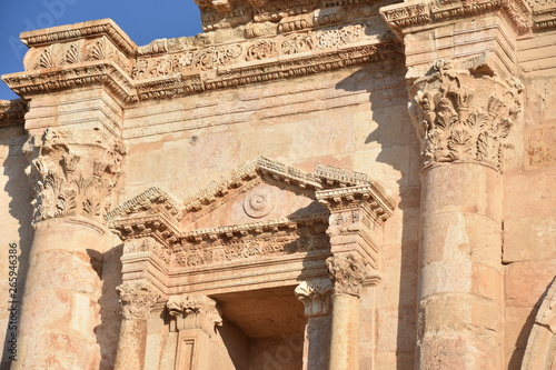 Hadrian's Arch Detail 1, Jerash Archaeological Park, Jordan