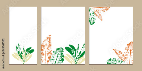 Wedding Invitation, floral invite thank you, rsvp modern cards.