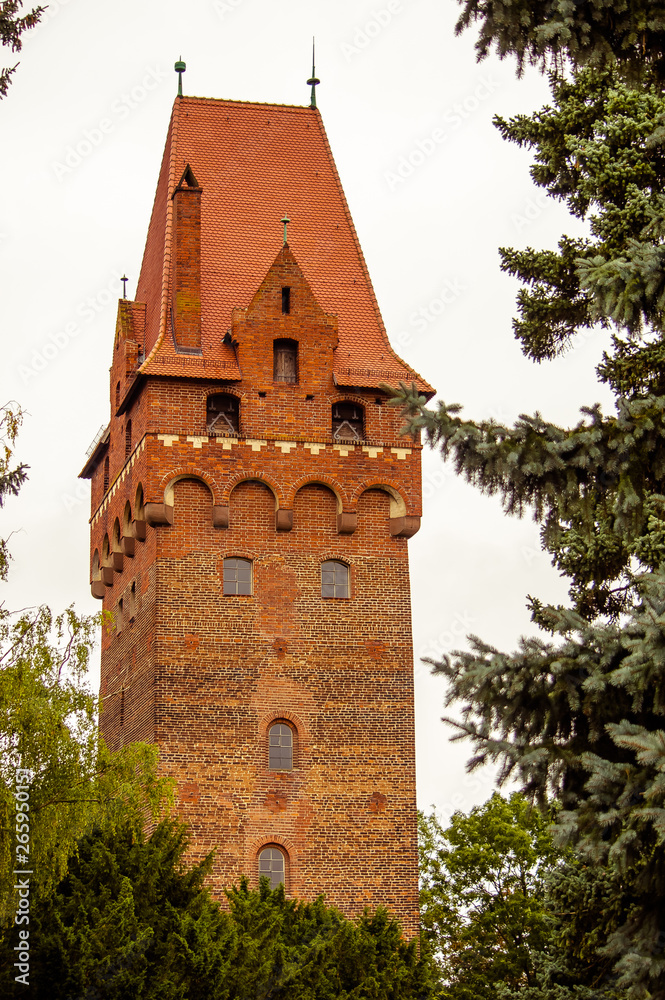 Kapitelturm in Tangermünde auf dem Burgeberg, Altmark Sachsen Anhalt
