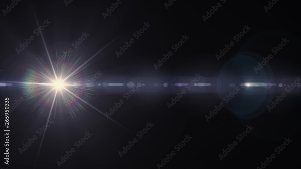 lights optical lens flares shiny bokeh illustration art background new natural lighting lamp rays effect colorful bright stock image