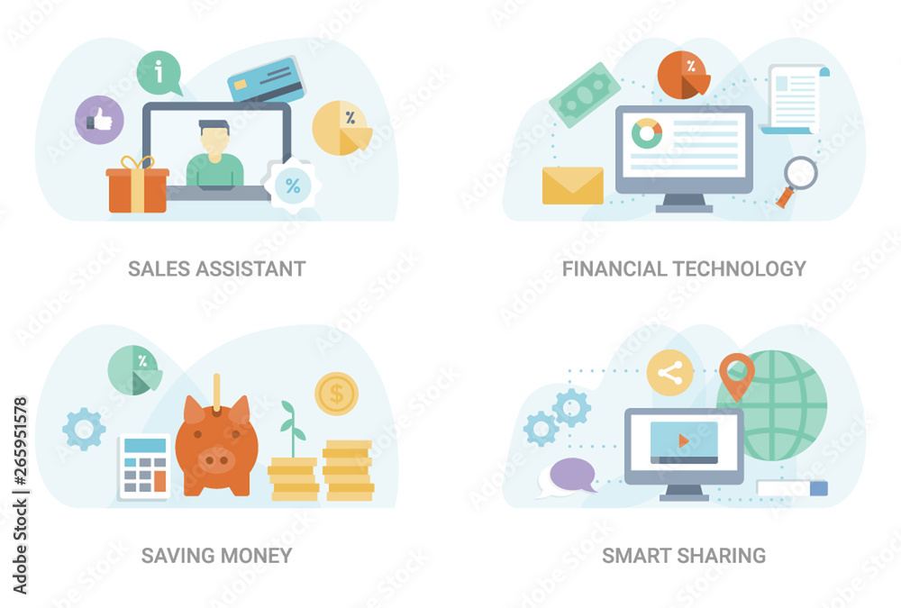 Business Flat Illustration Business Flat Illustration