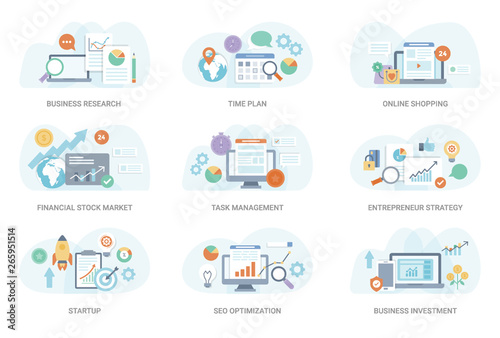Finance Flat Illustration