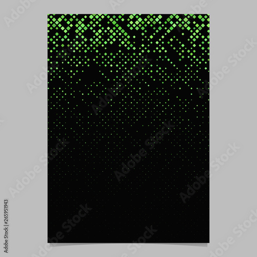 Abstract diagonal square pattern background flyer template