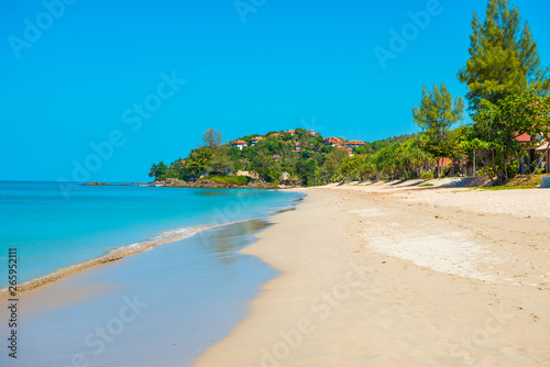 Sand beach at tropical island