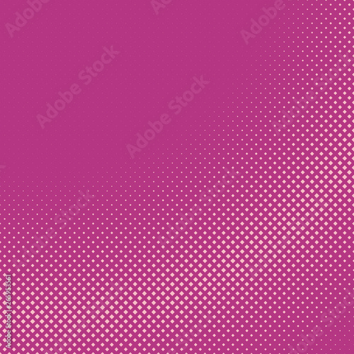 Pink abstract geometrical halftone square pattern background from squares