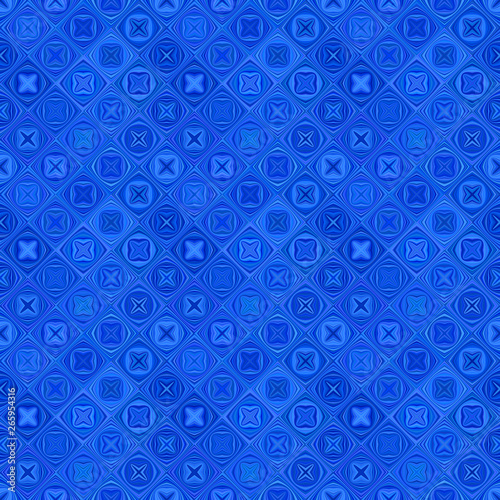 Blue abstract diagonal curved shape pattern - vector tiled background