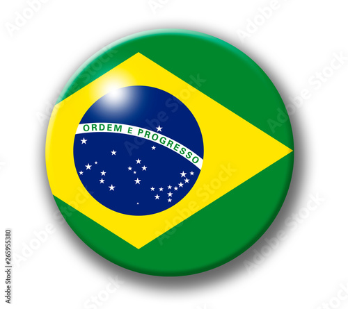 Brazil flag illustration