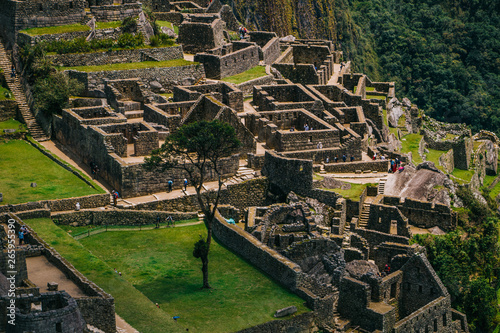 Machu Picchu, the lost city of the Incas. Machu Picchu is one of the new Seven Wonder of the Wonders near Cusco, Peru.