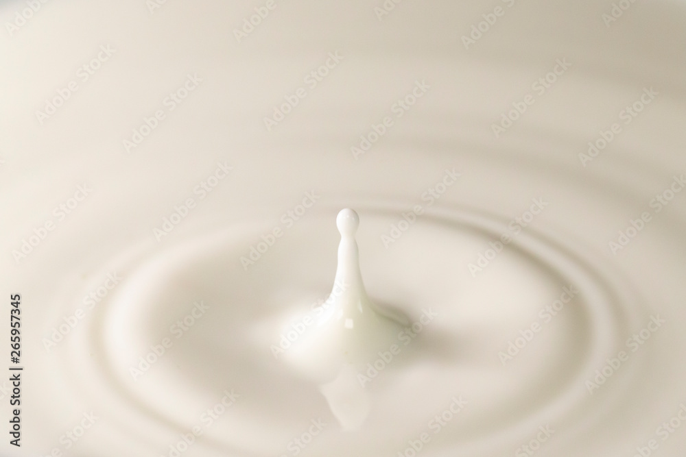 ミルクの飛沫と波紋