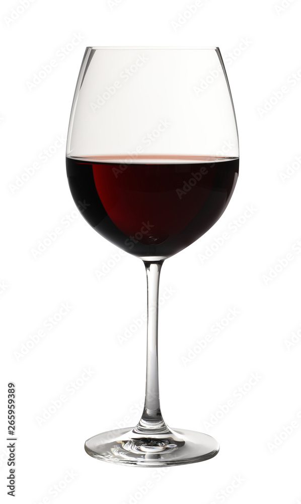 Glass of delicious expensive red wine on white background Glass of delicious expensive red wine on white background