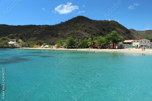 tropical beach in Martinique