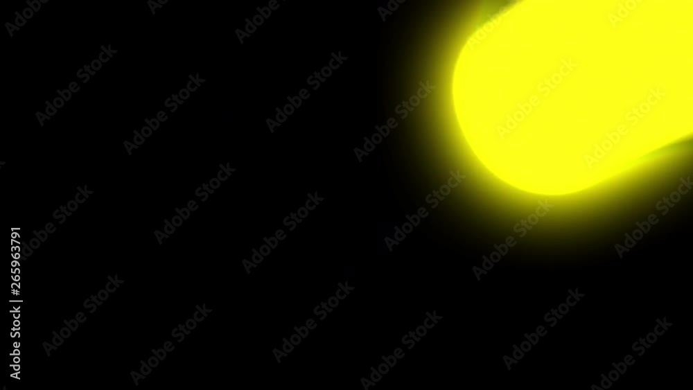 Yellow Light Leaks On Black Background. Bright Lens Flares. Chaotic movement. Abstract Digital Animation. Yellow Light Leaks On Black Background. Bright Lens Flares. Chaotic movement. Abstract Digital Animation.