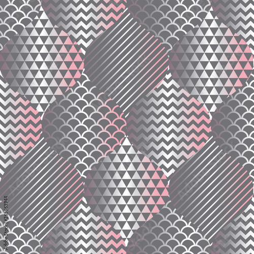 Concept gray pattern in sil...