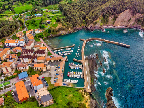 Armintza, fishing village of the Basque Country, Spain.