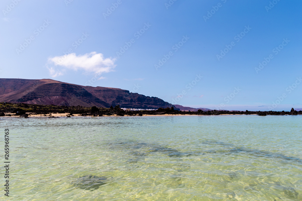 Beach near Orzola, Lanzarote.