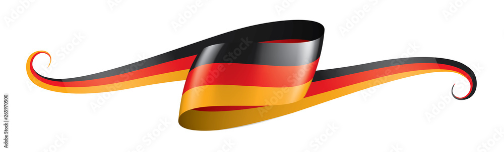 Germany flag, vector illustration on a white background Germany flag, vector illustration on a white background