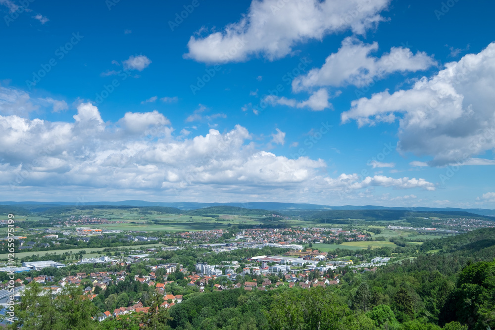Blick von der Veste Coburg in Richtung Hildburghausen Blick von der Veste Coburg in Richtung Hildburghausen
