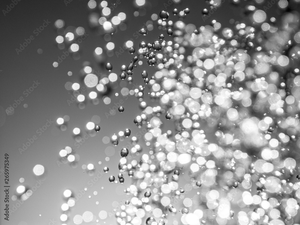 Silver water drops bokeh Silver water drops bokeh