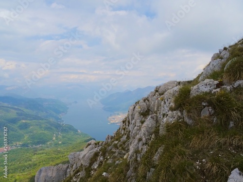 The Italian Alps near Lake Como, Italy - April 2019. © Roberto