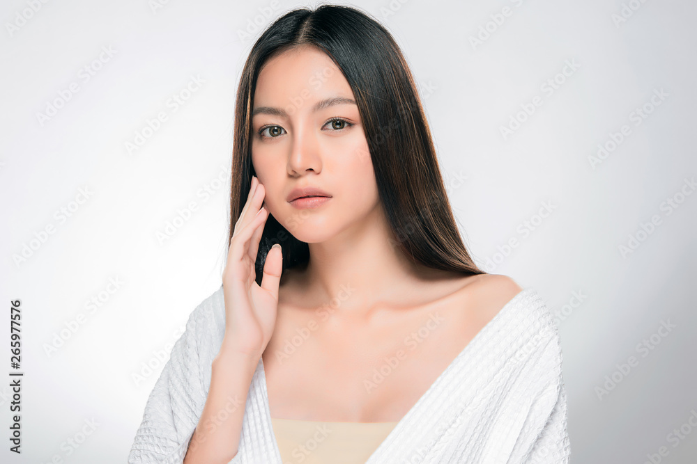 Beautiful Young asian Woman with Clean Fresh Skin Beautiful Young asian Woman with Clean Fresh Skin