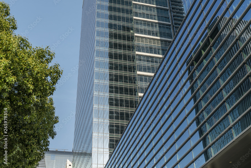 The landscape in the center of city, modern commercial background. The landscape in the center of city, modern commercial background.