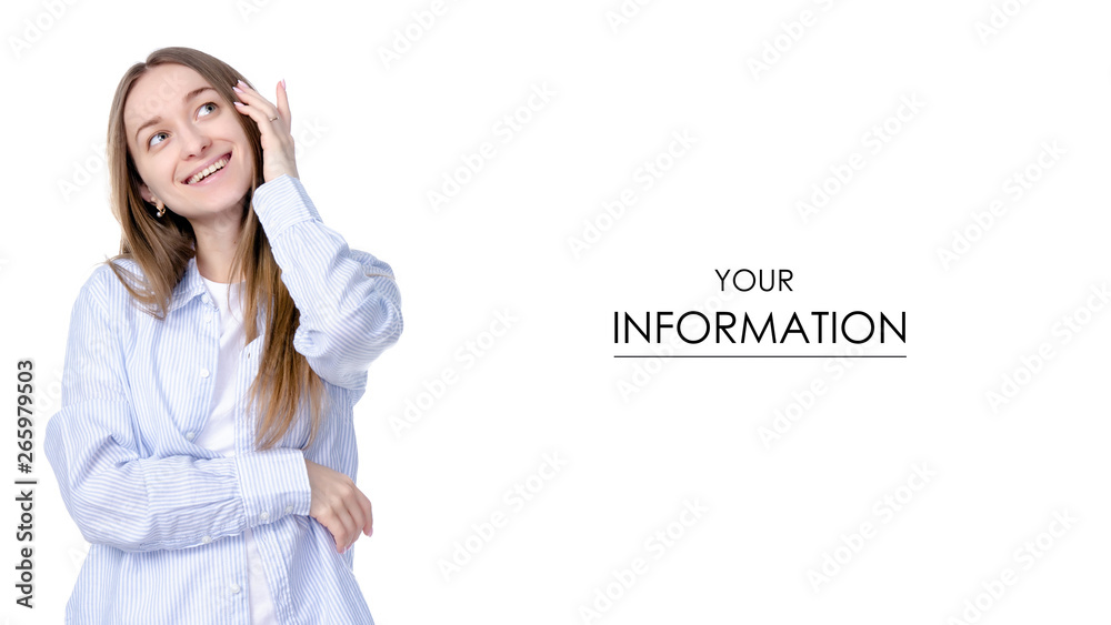 Woman dream travel vacation cloud