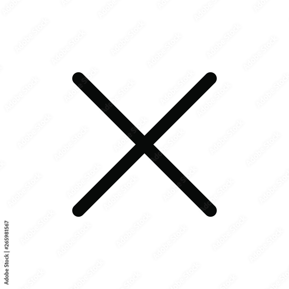 Close icon. This icon use for admin panels, website, interfaces, mobile apps
