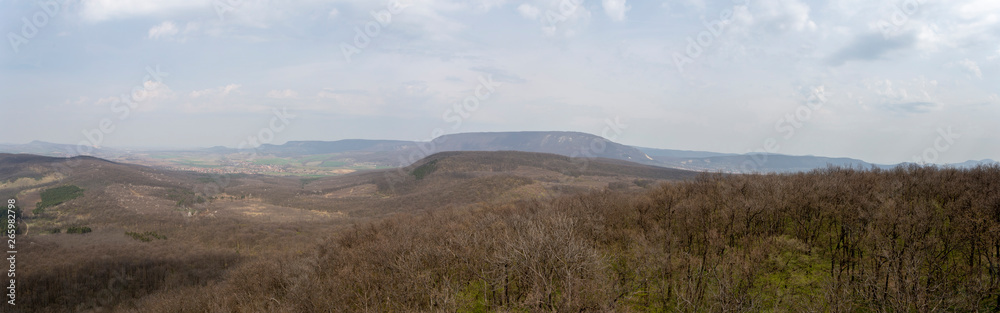 Pilis mountain in Hungary.