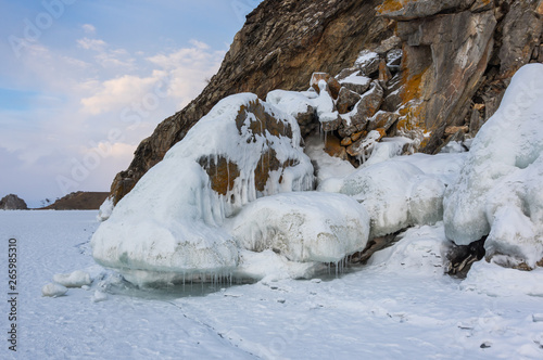 Lake Baikal in winter