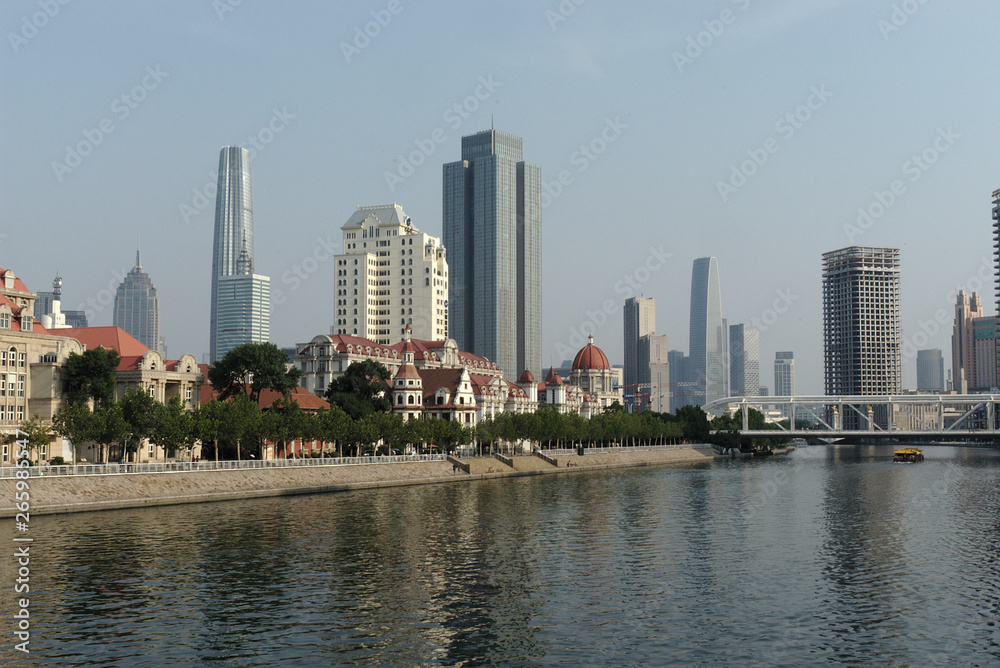 Obraz premium Panoramic views on Tianjin