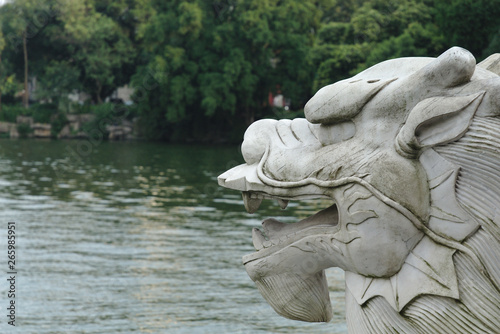 Statue in Riyue Shuangta Cultural Park, Guilin