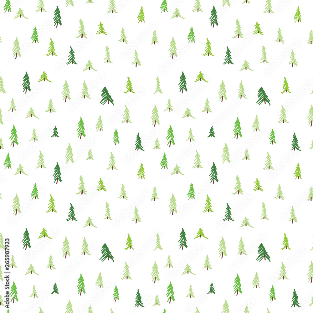 An illustrated seamless nature background pattern An illustrated seamless nature background pattern