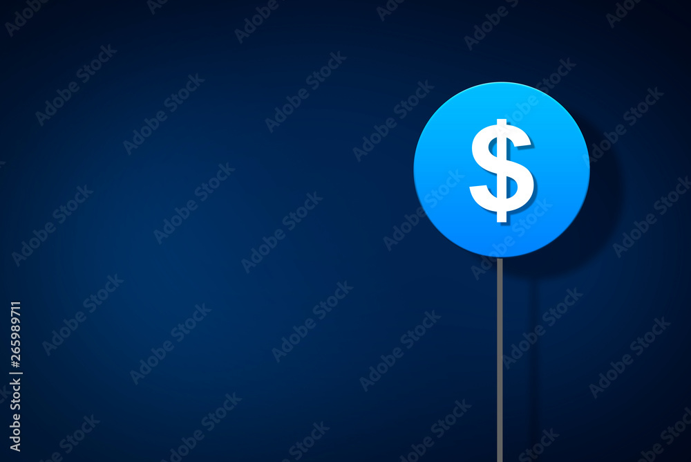 American dollar symbol, dollar currency concept American dollar symbol, dollar currency concept