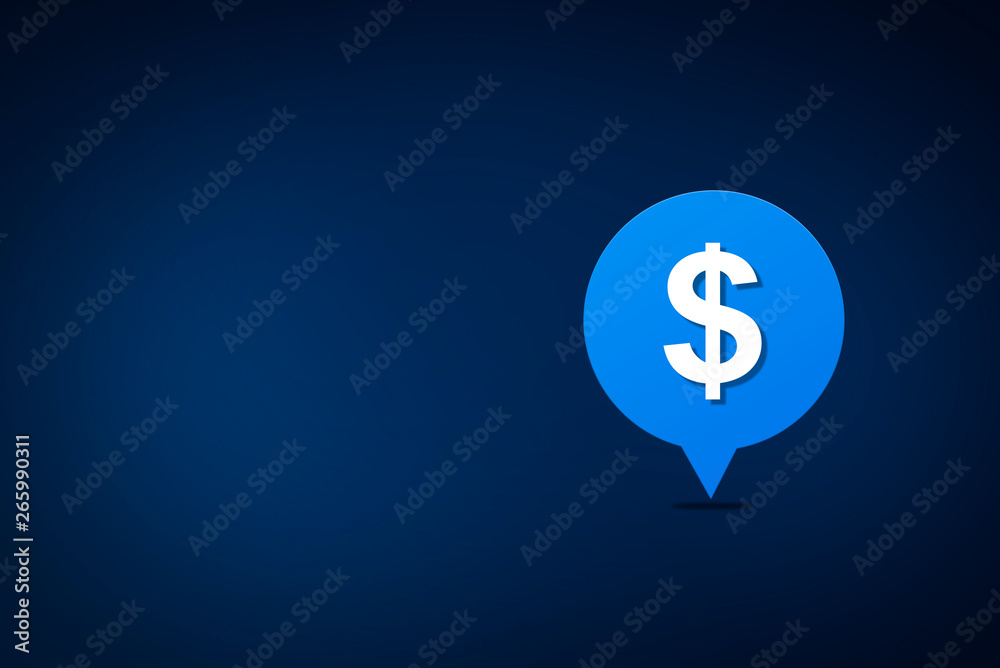 American dollar symbol, dollar currency concept American dollar symbol, dollar currency concept