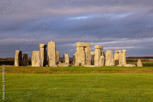 the stones of Stonehenge, a prehistoric monument in Wiltshire, England. UNESCO World Heritage © pumppump