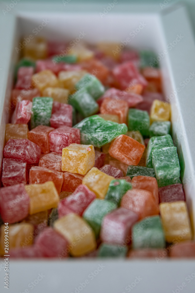 Turkish Delight Box mit Süßigkeiten Turkish Delight Box mit Süßigkeiten