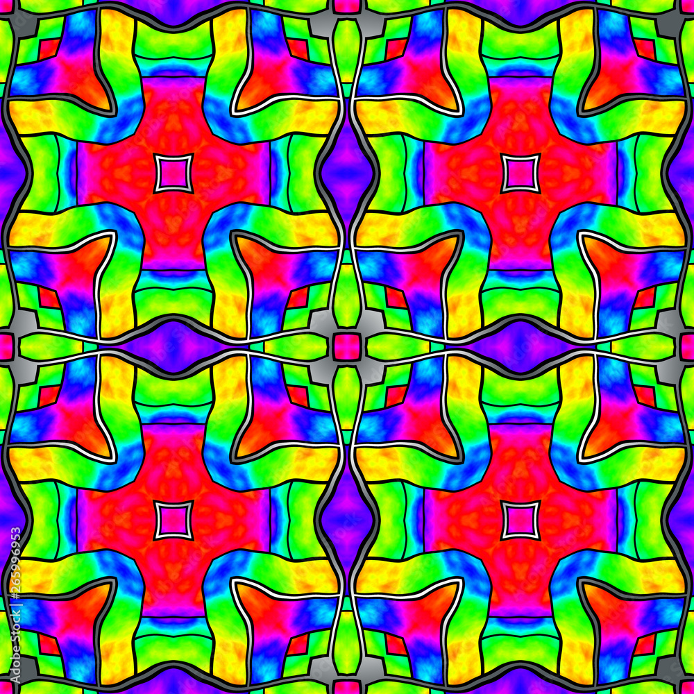 Abstrakt bunt farbverlauf geometrisch illustration 