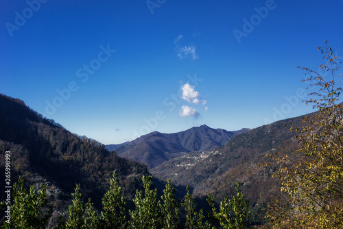 sweet mountains  (view of Apuan Alps, Italy)
