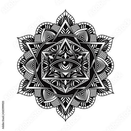 ALL SEEING EYE ART
