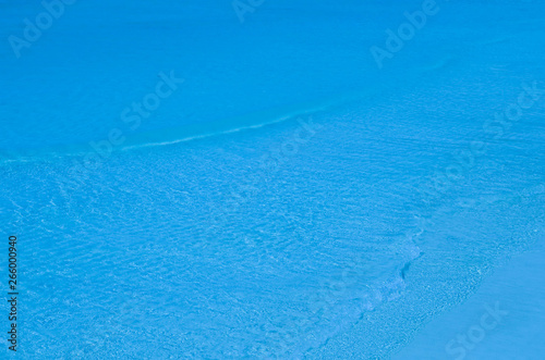 clear surface water in swimming pool
