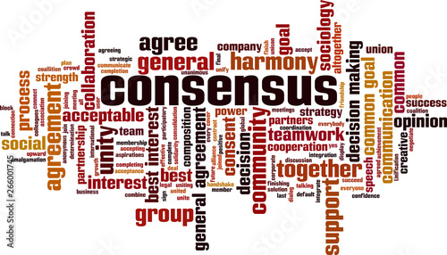 Consensus word cloud