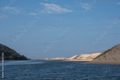 The Alexandria coastal dune fields near Addo / Colchester on the Sunshine Coast in South Africa. The dunes were photographed from the Sundays River.