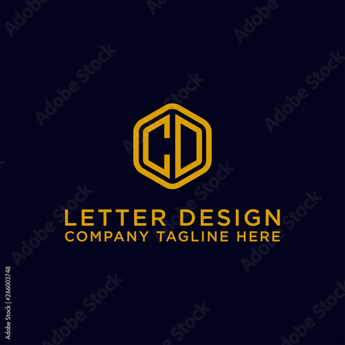 Free Download Initial CD / Monogram letters. - Vector inspiration logo design - Vector - GFXLoad