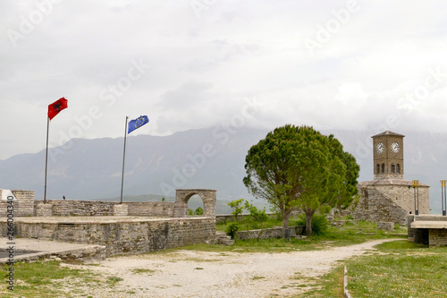 Castle of Gjirokastër in Albania