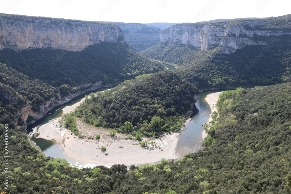 Belvédère des templiers dans les gorges de l'Ardèche