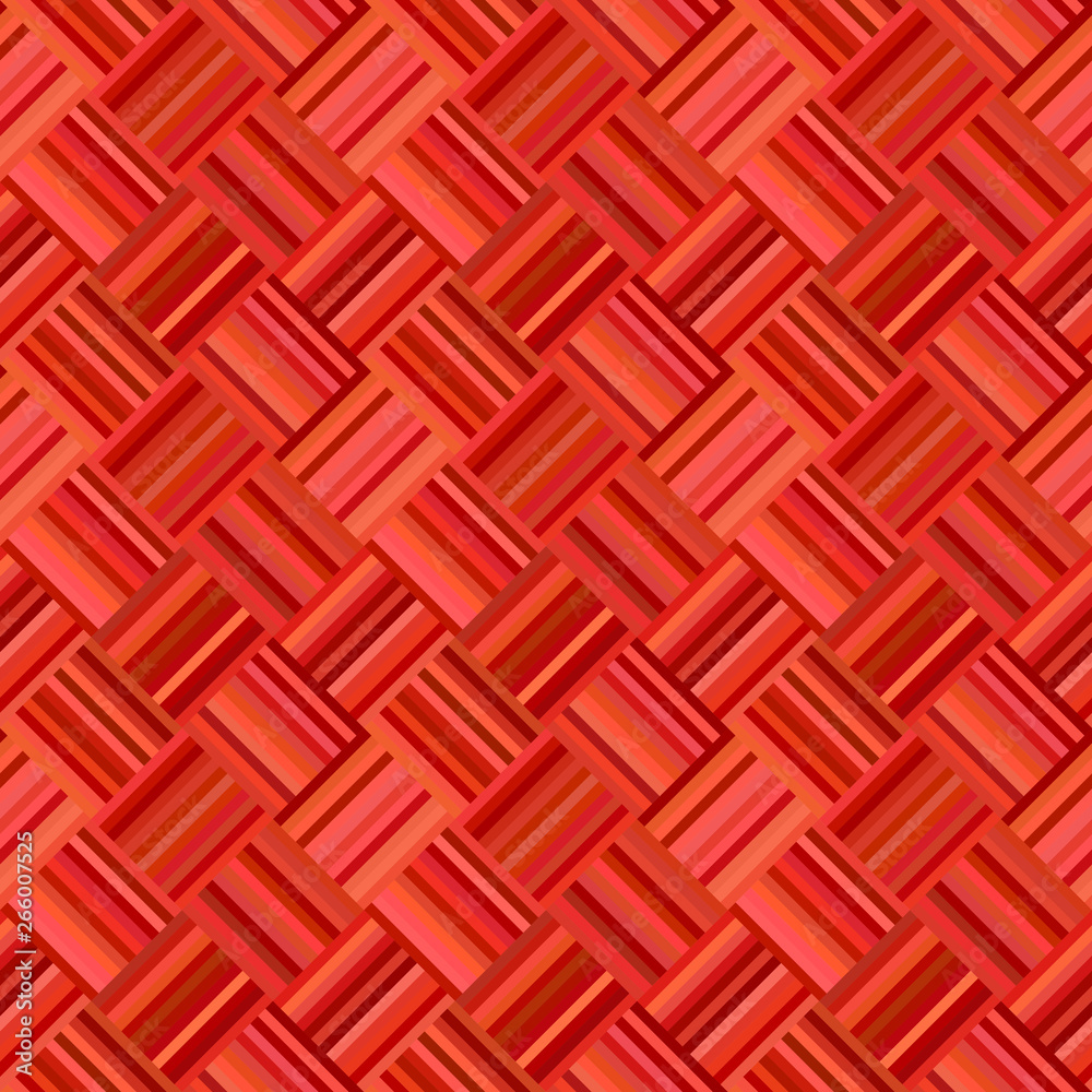 Red geometric diagonal stripe pattern - vector mosaic background Red geometric diagonal stripe pattern - vector mosaic background