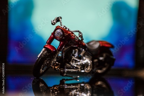 toy red motorcycle 
